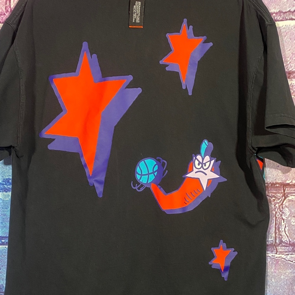 Nike Graphic T Shirt Men’s Medium Black Retro Streetwear Short Sleeve - Picture 5 of 9